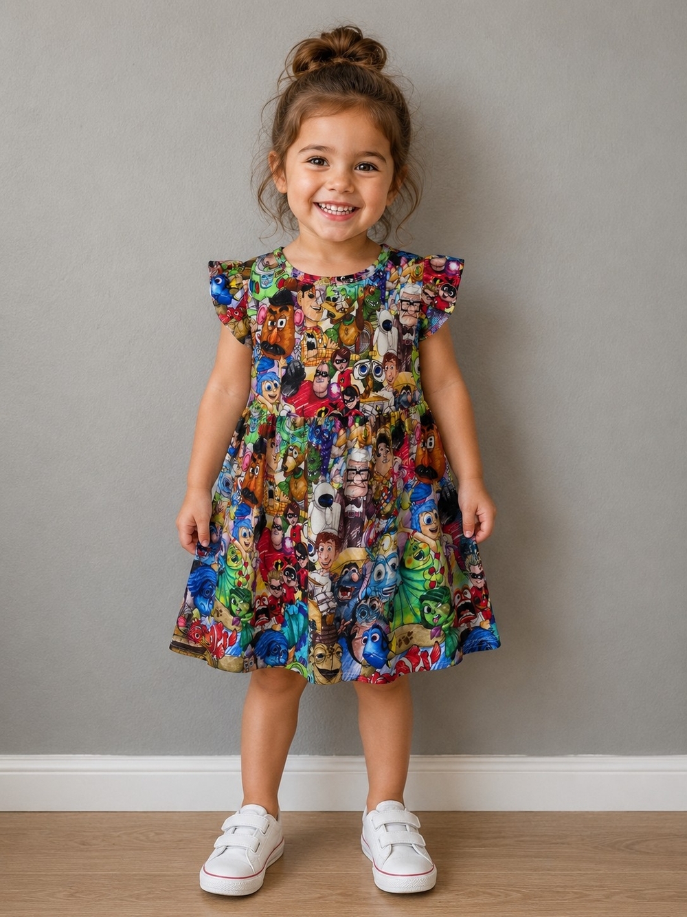 Pixar Character Dress NWOT